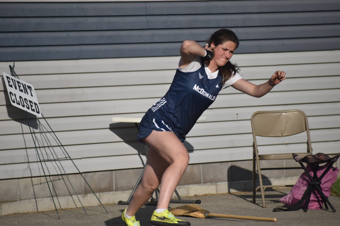 McDonald dominates throwing events during first day of Trumbull County ...